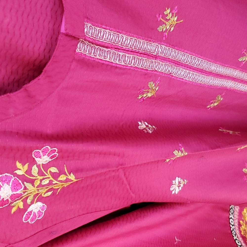 Pakistani embroidered 2 piece kameez dupatta FINAL PRICE - Picture 5 of 8
